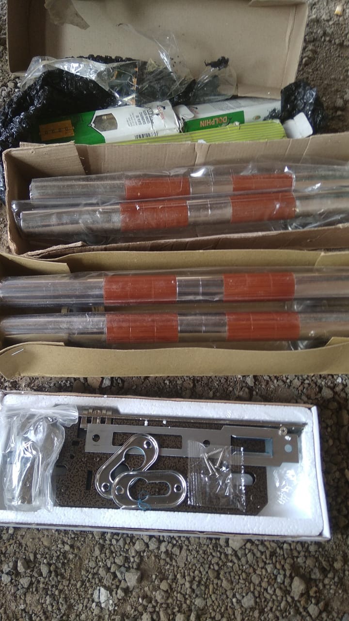 Engsel Pintu Jendela 5  Inch Putih Kuning Emas Chrome Stainless