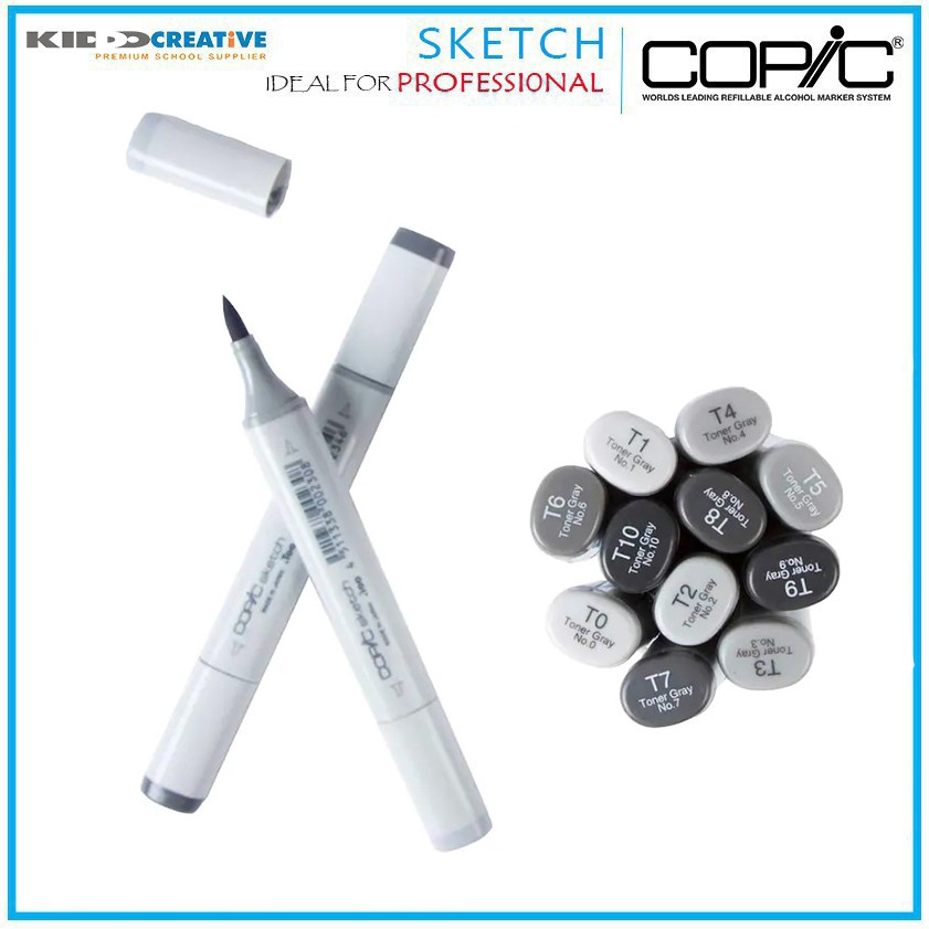 

COPIC INDIVIDUAL SKETCH TONER GRAY NO 0 - 10