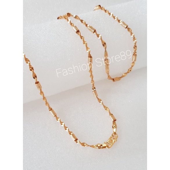 Ready Kalung Fashion import lapis emas 18K kalung dewasa fashion import