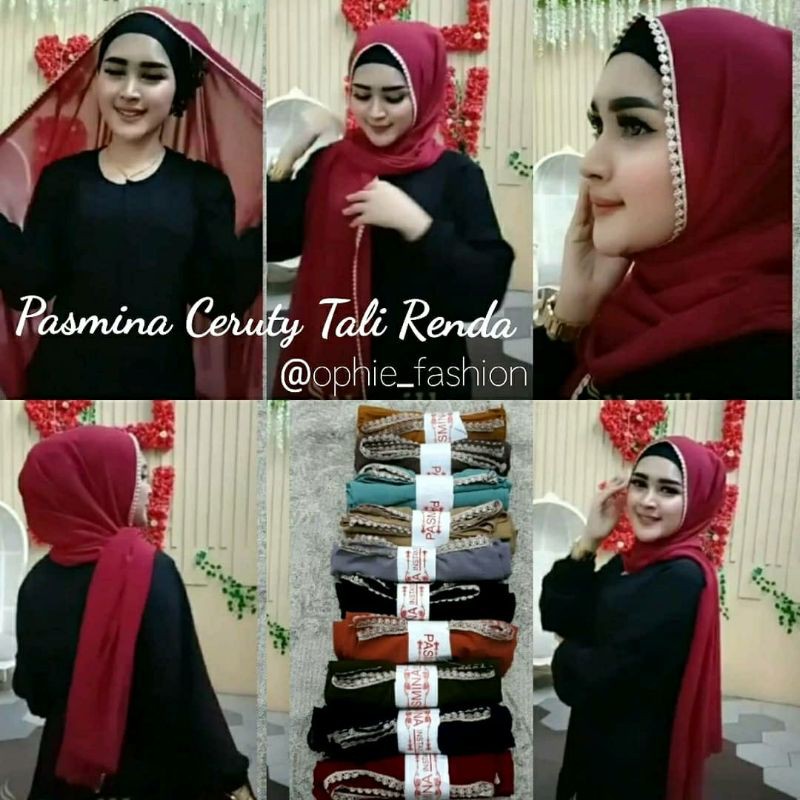 Pasmina Ceruty tali renda import