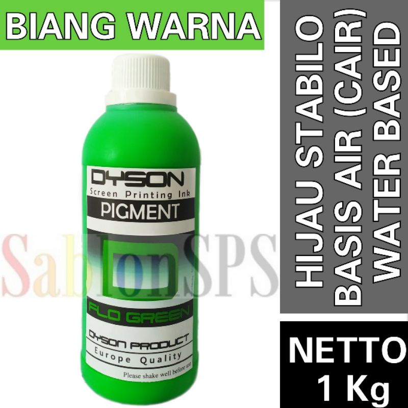 BIANG WARNA HIJAU STABILO PIGMENT FLO GREEN 1kg