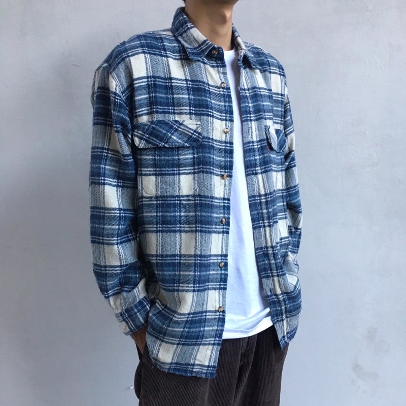 Outer Wool Flanel Motif Mirip Veterano