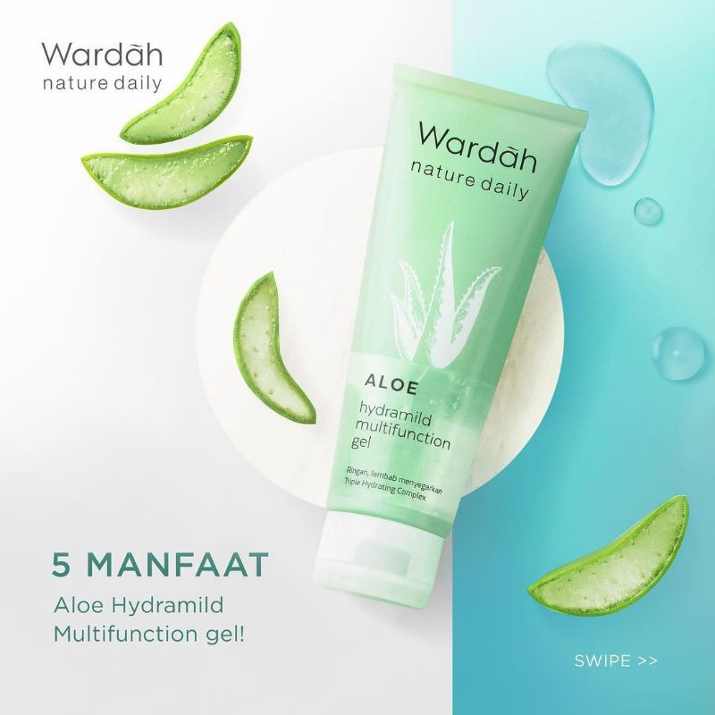 Wardah Aloe hydramild/Wardah nature daily/Wardah multifunction gel