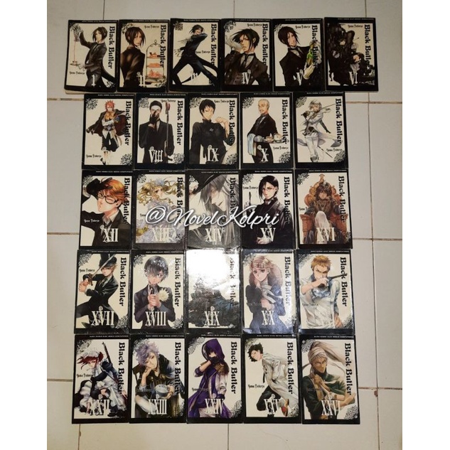 Komik SET Black Butler - Yana Toboso
