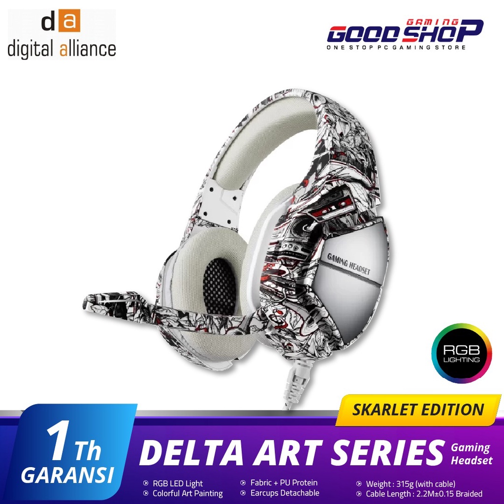 Digital Alliance Delta Art Series Skarlet - Gaming Headset