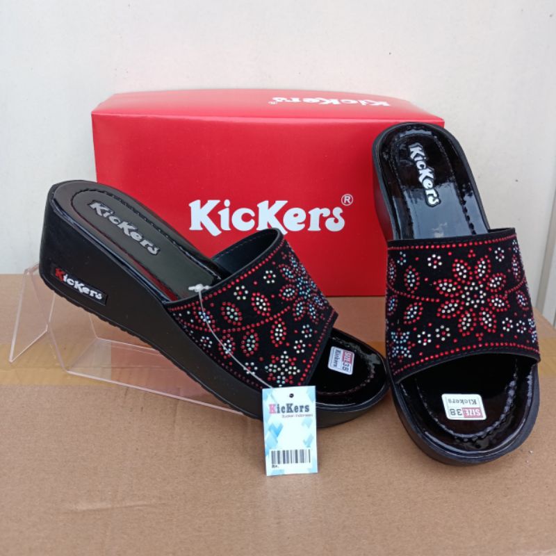 SANDAL WANITA WEDGES MODEL CALBI HAK 5CM | SANDAL WEDGES BLINK BLINK-CB 04