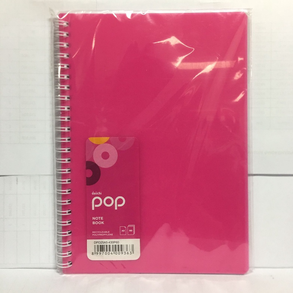 

Gramedia Banjarmasin - Daiichi Pop Notebook A5 Pink