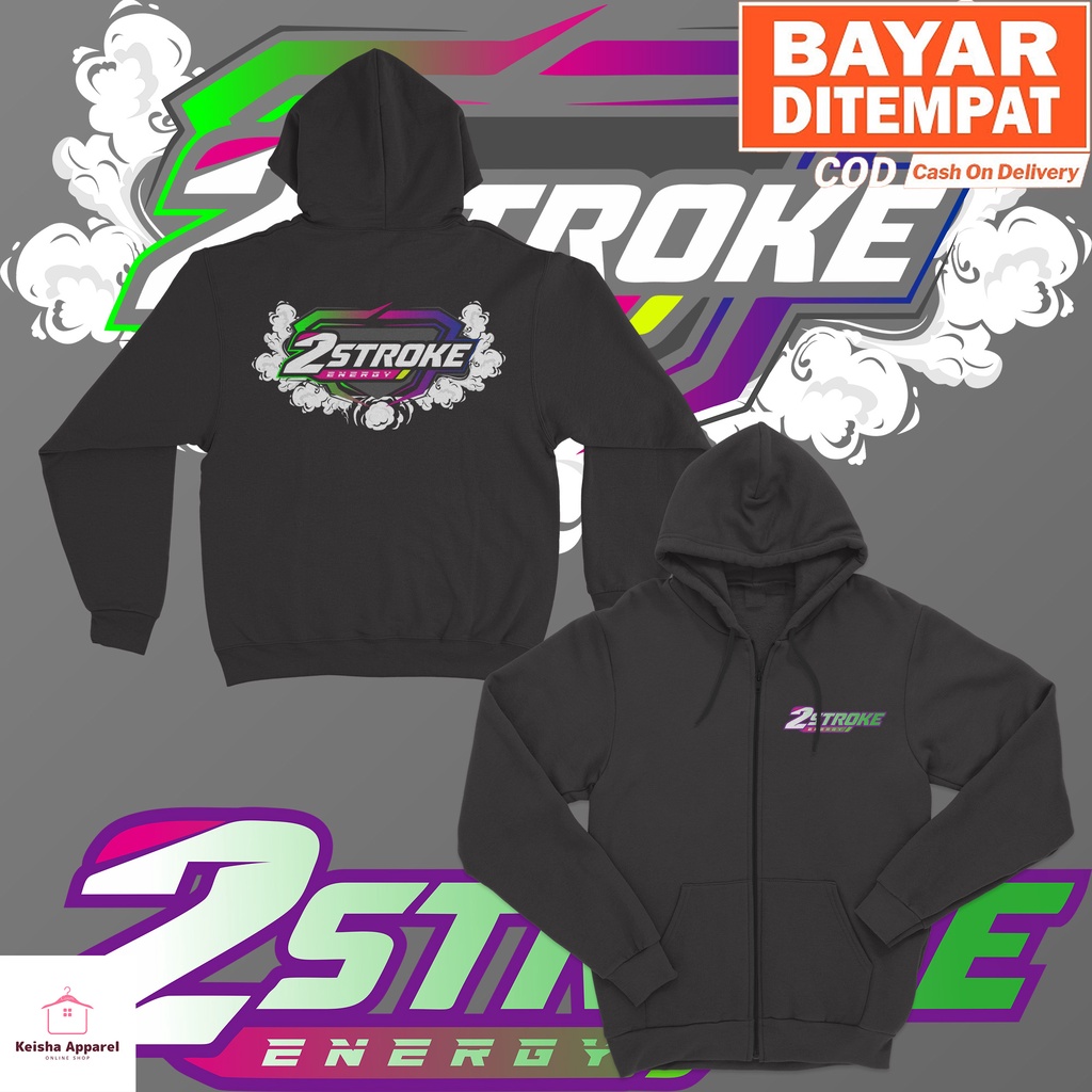 JAKET ZIPPER 2 STROKE ENERGY JAKET 2 STROKE INDONESIA COWOK CEWEK