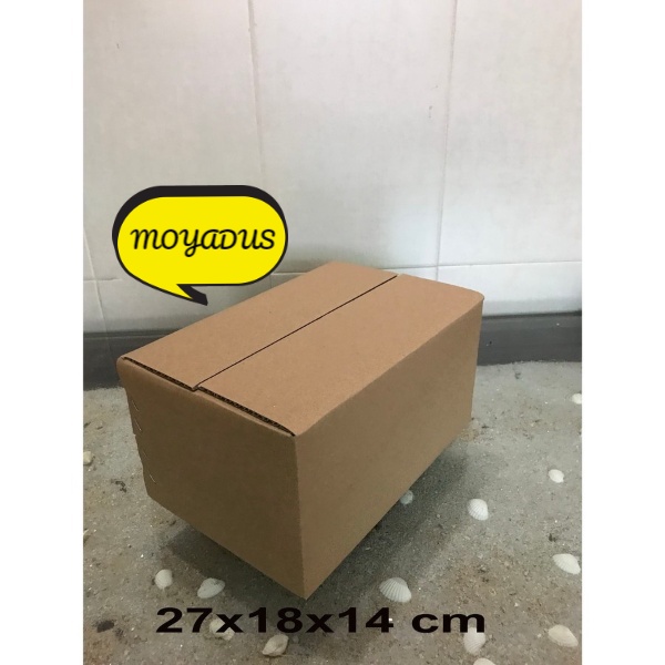 

kardus/karton/box uk.27x18x14 cm SINGEWALL LUAR DALAM POLOS