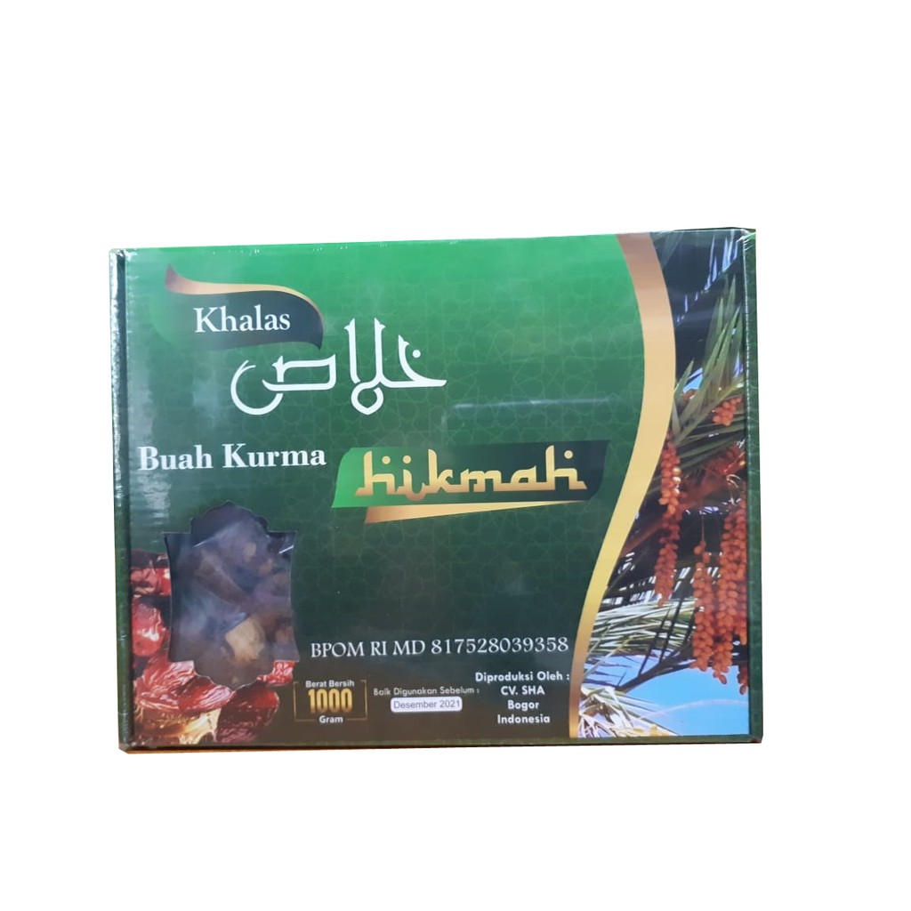 Kurma Hikmah Jenis kholas Isi 1 kg