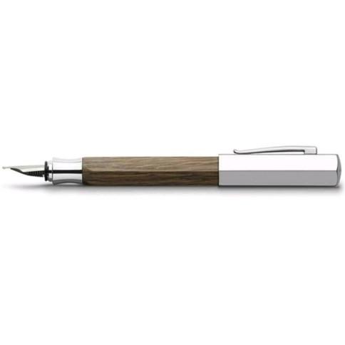 

Faber-Castell | Ondoro Smoked Oak Fountain Pen