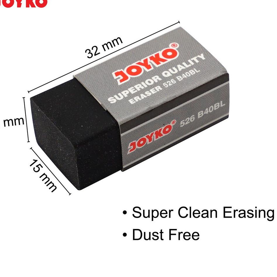

Terkini QFTZ7 (BAYAR DI TEMPAT) PROMO Joyko Eraser / Penghapus 526-B40BL / 1 Box 40 Pcs 86