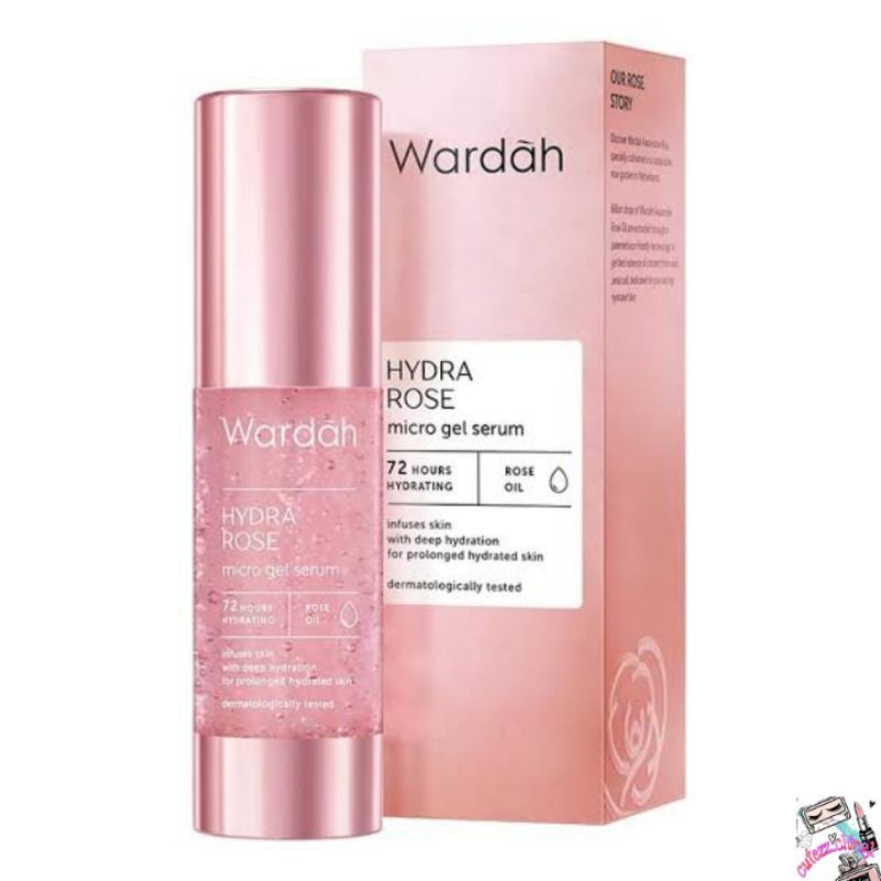 ☃Cutezz_Ching1☃Wardah Hydra Rose Micro Gel Serum 30ml