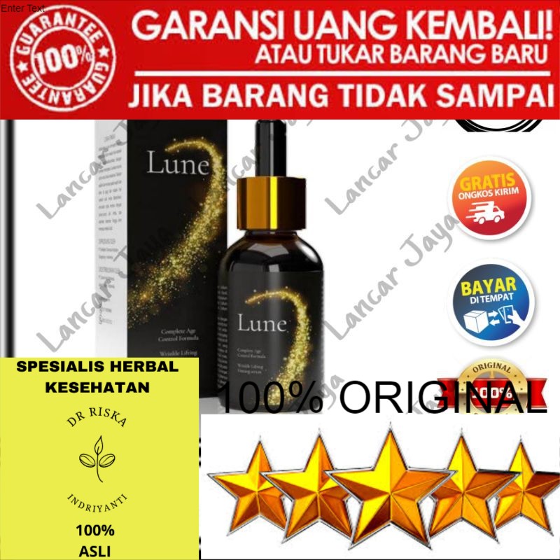 100% ASLI Lune serum anti aging BPOM | lune serum wajah | serum lune asli original