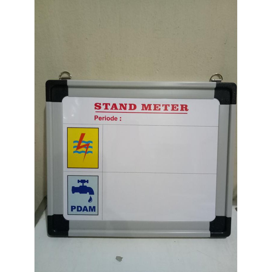 

La8765- Papan Stand Meter Pln / Pam ( White Board )
