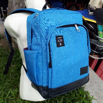 Ransel Hitam Kanvas Pria Wanita Tas Punggung Sekolah Pelajar Perguruan Tinggi untuk Remaja Ransel Kasual Mochila Ransel Harian Travel