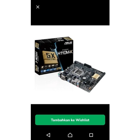 Motherboard ASUS H110M-K
