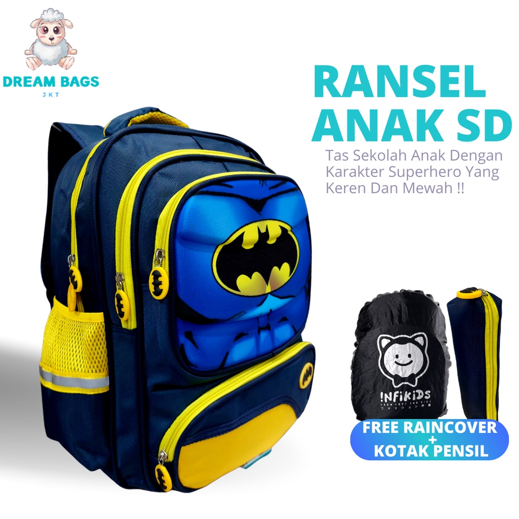 Dream Bags - Tas Anak Kaptain DB 7712 Tas Sekolah Anak Ransel Anak