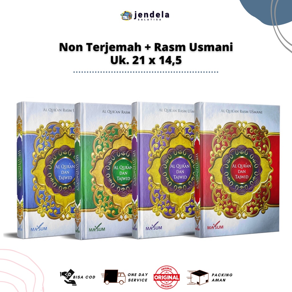 Alquran Wakaf Non Terjemah Masum Rasm Usmani Ukuran Tanggung