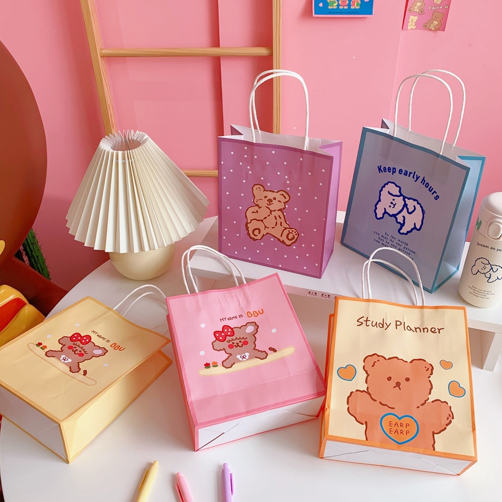 

Paper Bag Tas Kertas Kawai Cute Motif 18x8x30cm 921-162