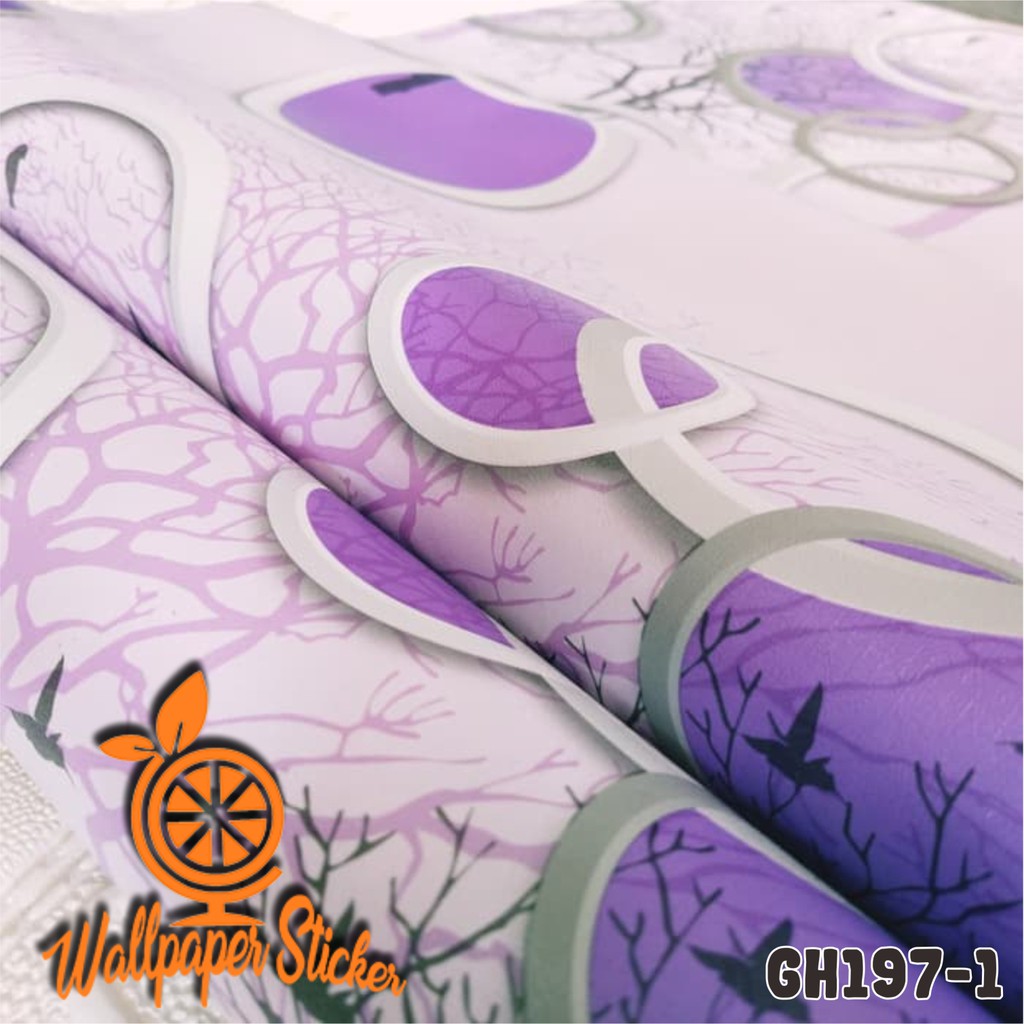 Homedekor Wallpaper Stiker 3D Wallpaper Dinding Ruangan Wallsticker 45cm x 8mtr Wallpaper Stiker Din