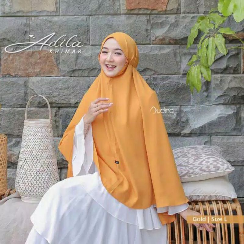 Adila Khimar ORI Audina/Khimar Non Ped Tali/Khimar Wollycrepe Audina