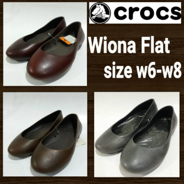 Sepatu flatshoes wiona crocs woman