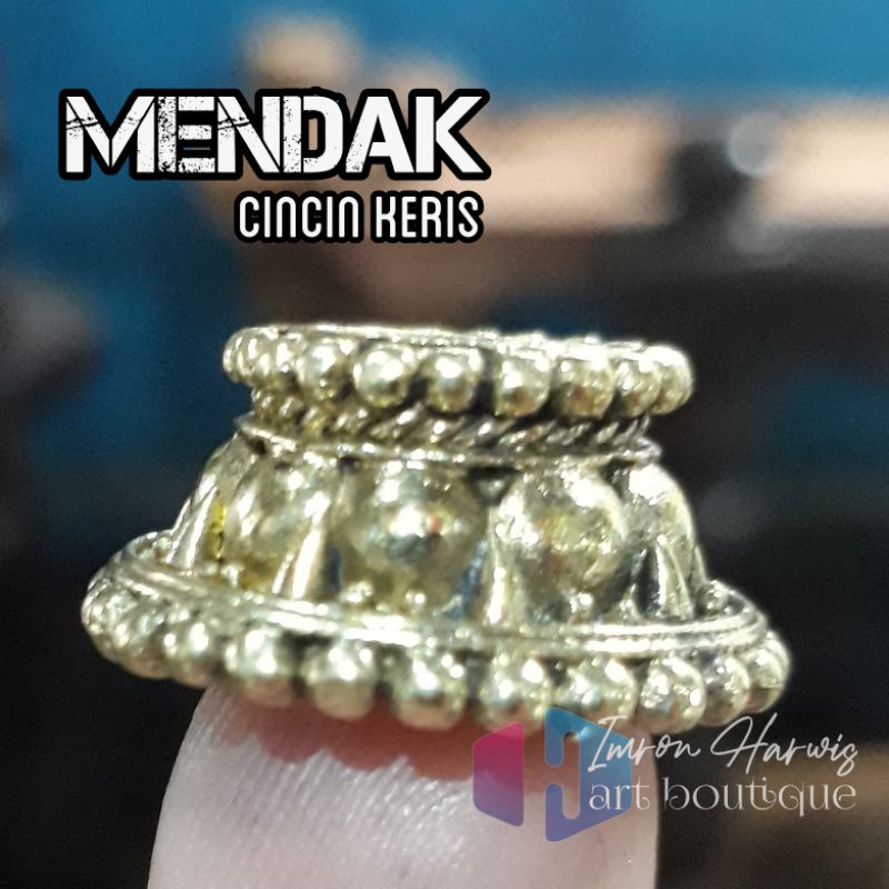 Mendak keris parijotho parijatra model kuno lawasan cincin keris pari jatra