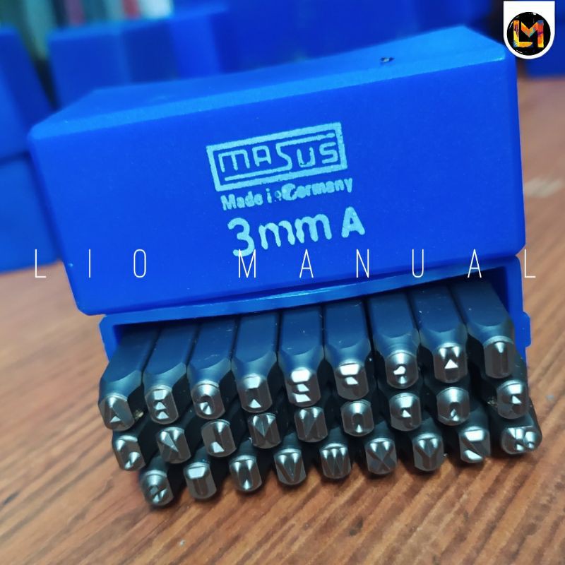 

KETOK HURUF 3 mm A - Z STAMP PUNCH 3 mm MASUS GERMANY