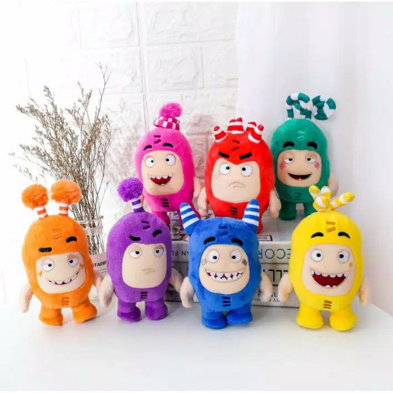 Mainan Boneka Bayi Oddbods Ukuran Sedang Bahan Yelvo Import BerSNI