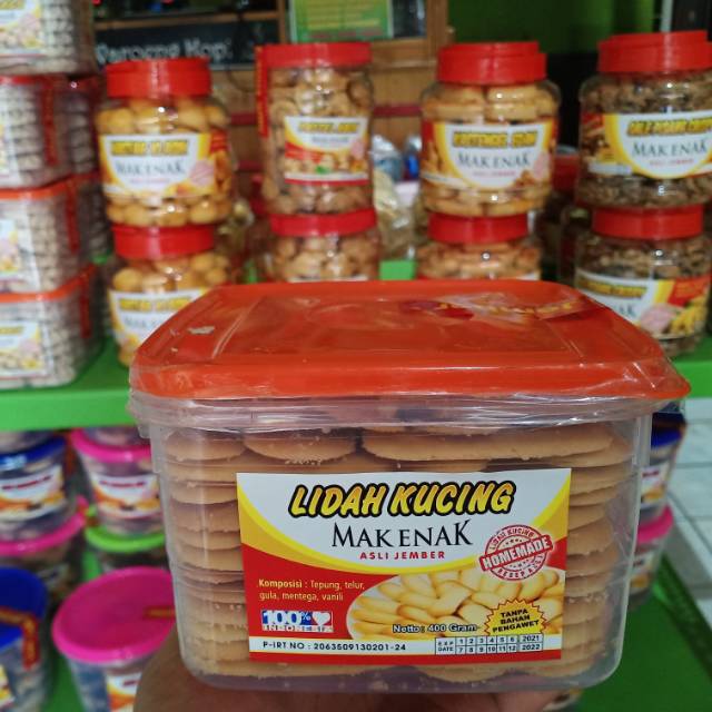 Kue Lidah kucing mak enak asli jember