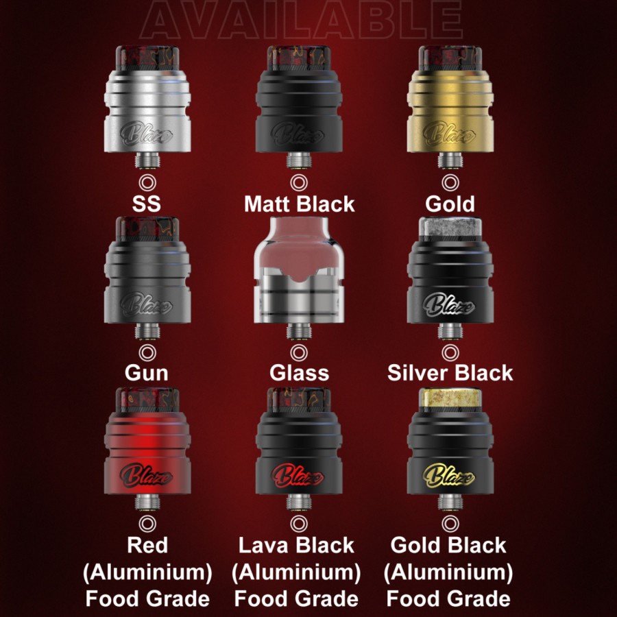 RDA 24MM BLAZE SOLO ORIGINAL 100%