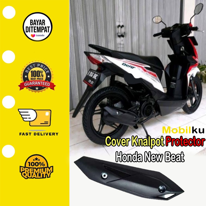 [BISA COD] 1 Pcs Cover Knalpot Protector Honda New Beat Esp Sporty Street Suku Cadang Mtor Aksesoris Motor