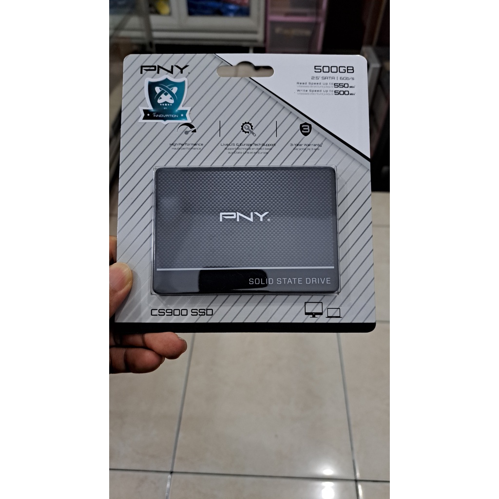 SSD 500 GB PNY SATA III 6GB/s 2,5&quot; 500GB original resmi