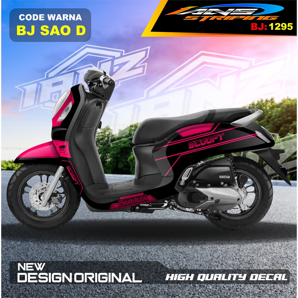 DECAL STIKER SCOOPY FULL BODI MOTOR / STICKER DECAL HONDA SCOOPY FULL BODY / STICKER VARIASI SCOOPY TERBARU