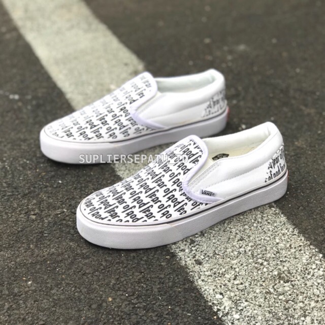 vans slip on shopee