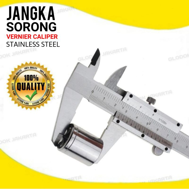 Jangka Sorong Vernier Caliper Sigmat Alat Ukur Dimensi Stainless Steel