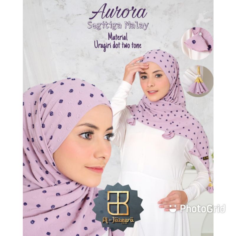 Jilbab Instan Al Jazeera Aurora Matt Origiri Twotone