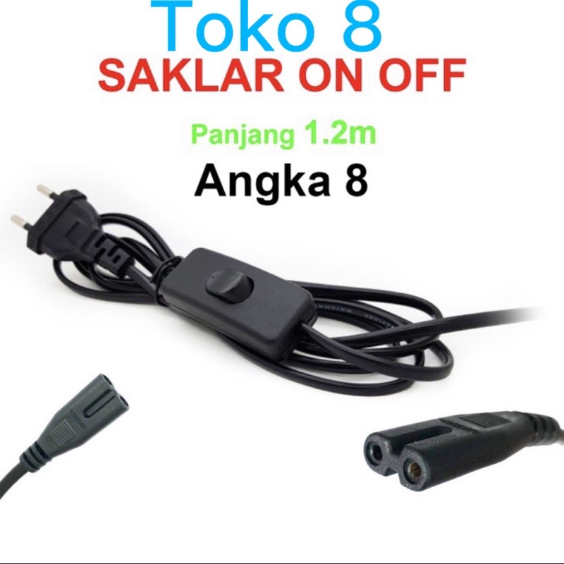 Saklar On Off untuk Lampu TL Neon T5 - 180 cm