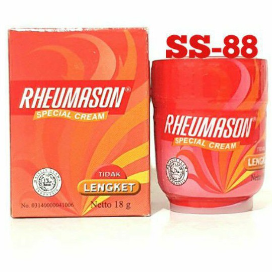 Jual RHEUMASON SPECIAL CREAM ~ KRIM PEREDA NYERI (MERAH) | Shopee Indonesia