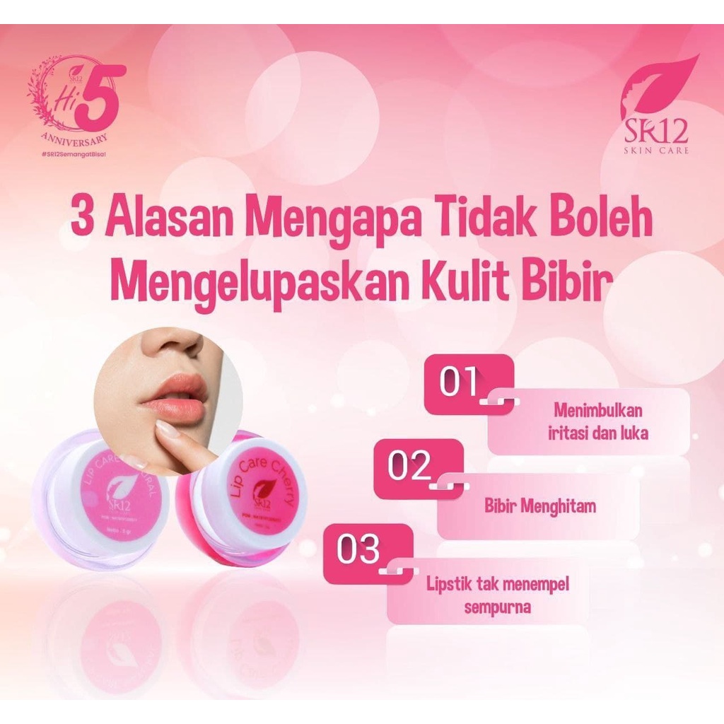 Lip Care SR12 - Lipcare SR12 Cherry - Isi 5 gram