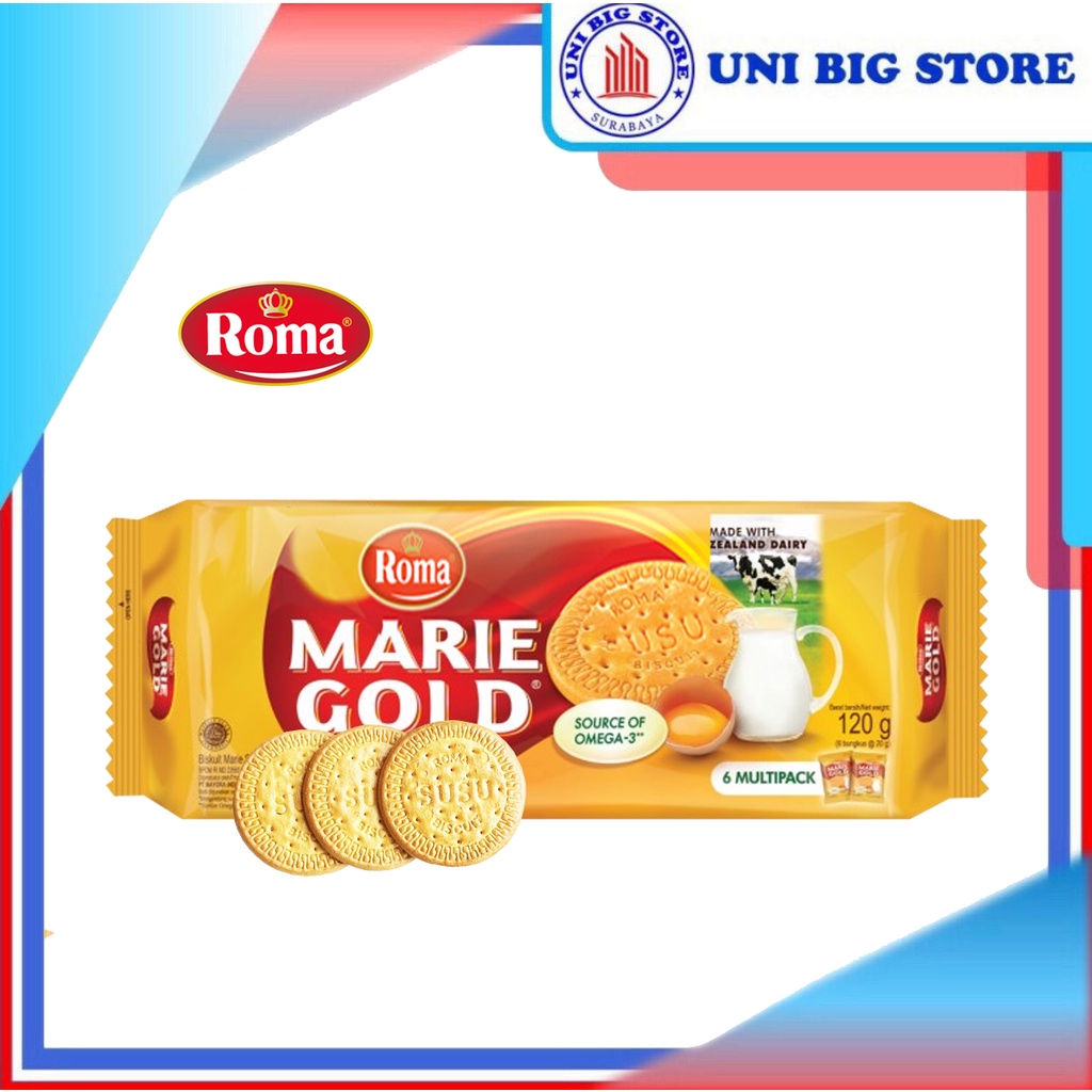 

Roma Marie Gold 120 gr Biskuit Marie Susu