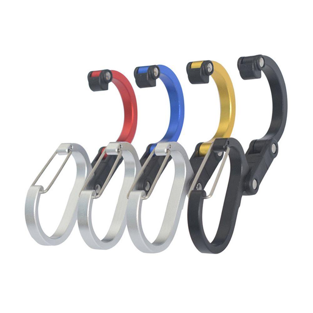 Lanfy Hybrid Gear Clip Memancing Perjalanan Non Pengunci360°Carabiner Aksesoris Panjat Multifungsi Rotating Hook Clip