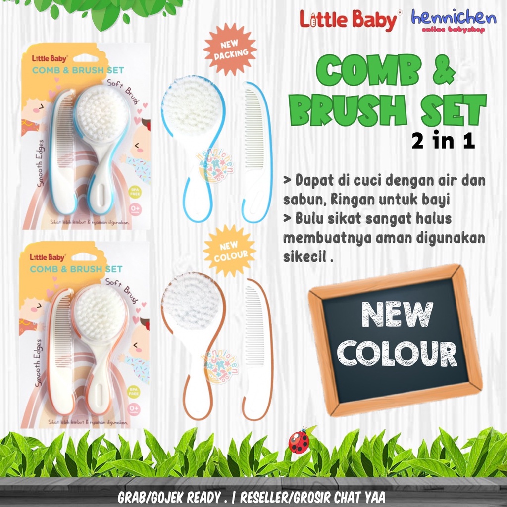 LITTLE BABY SISIR BAYI DAN SIKAT SET ( 2 in1 )