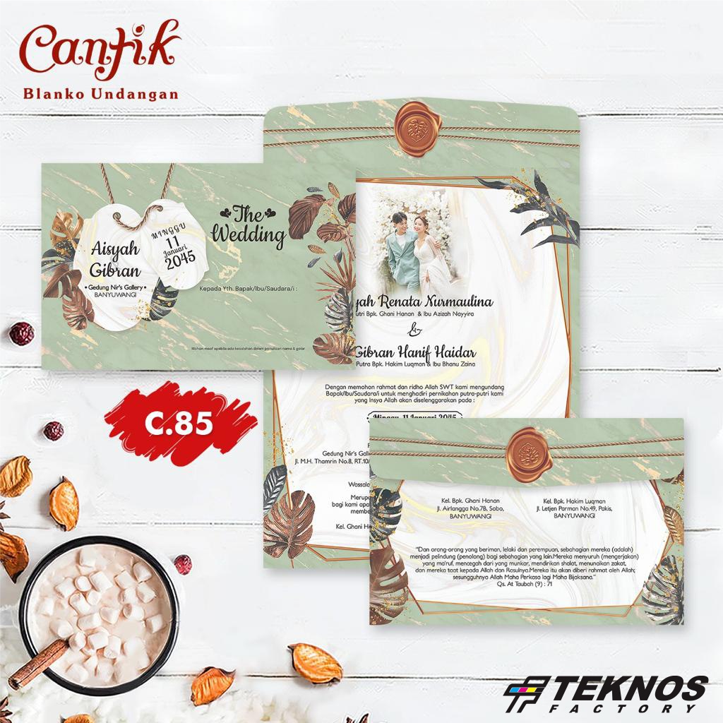 BLANGKO BLANKO UNDANGAN PERNIKAHAN KOSONGAN MURAH CANTIK 85