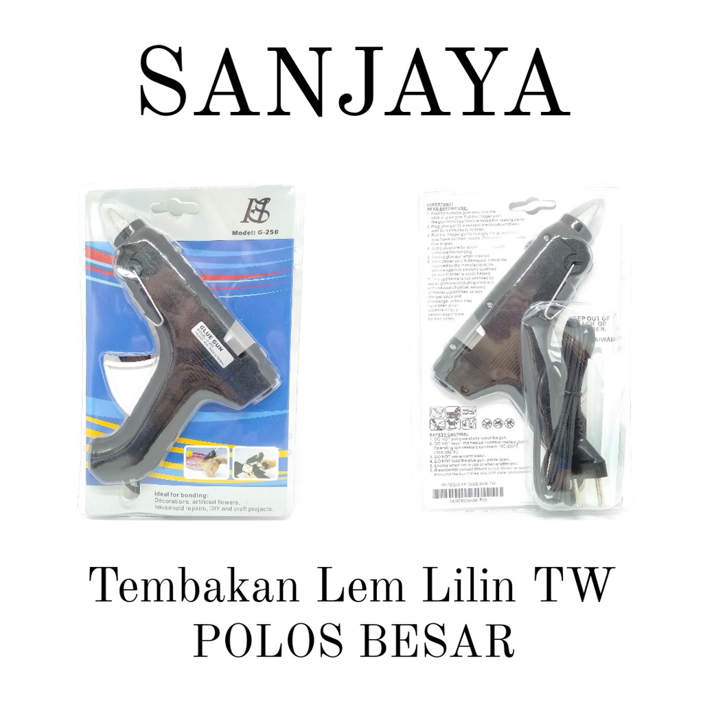 ALAT LEM TEMBAK / PISTOL LEM TEMBAK / ALAT LEM LILIN BAKAR / ALAT TEMBAKAN LEM LILIN TW POLOS BESAR