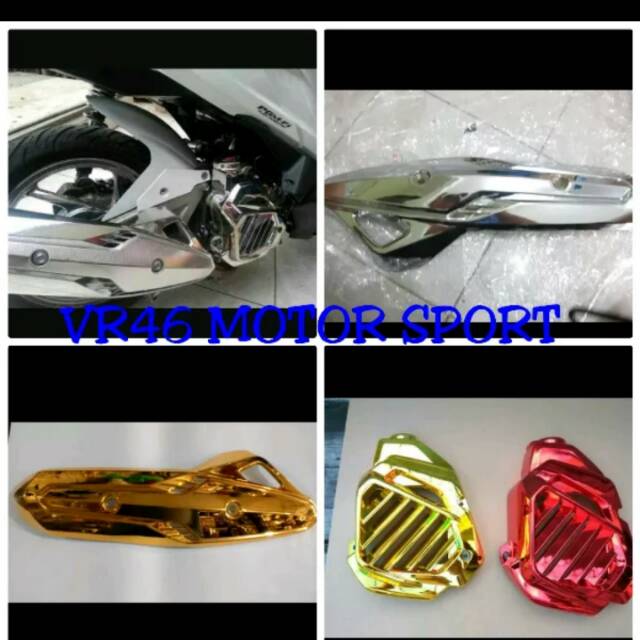 Tutup knalpot vario 125 & tutup radiator vario 125