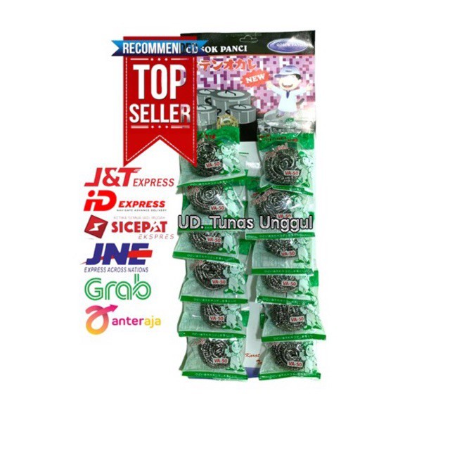 12pcs GOSOK PANCI BESAR VAN-ART ukuran T-60