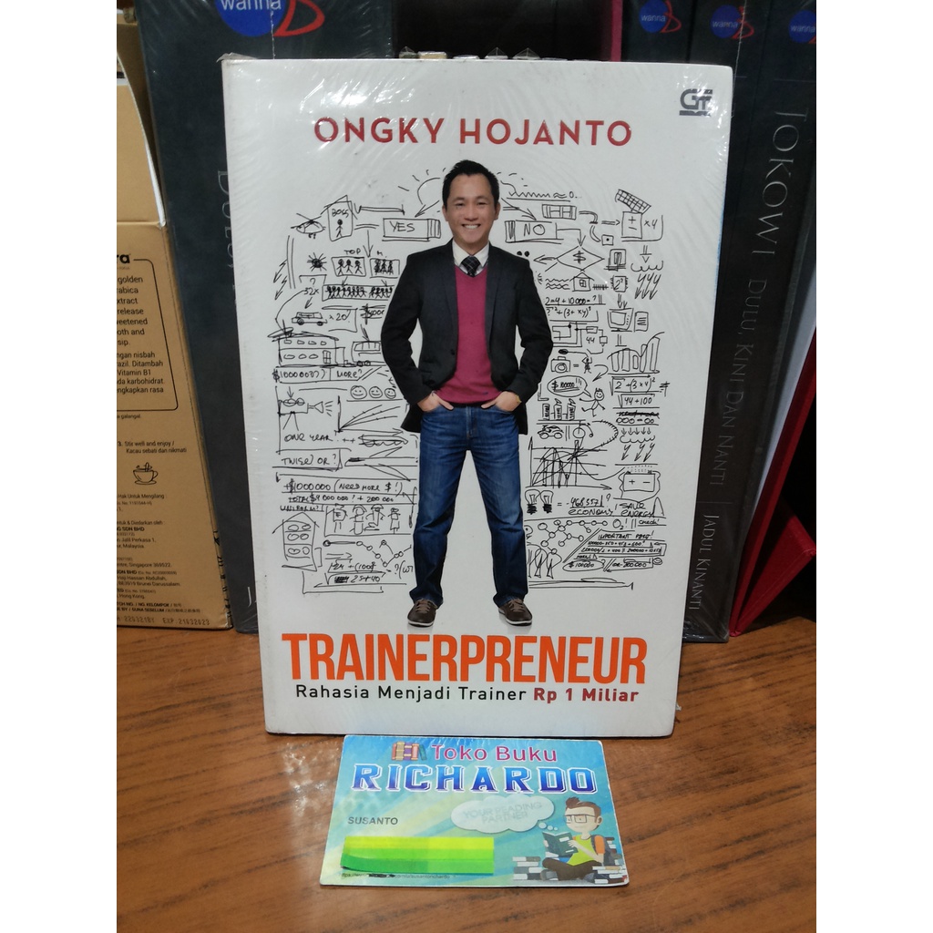 Buku Trainerpreneur Rahasia Menjadi Trainer Rp 1 Miliar --- Ongky Hojanto