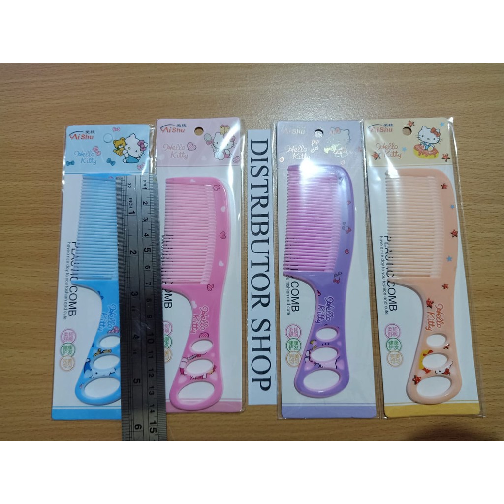 Sisir Mini Karakter Hello Kitty / Sisir Rambut Anak / Sisir Fancy